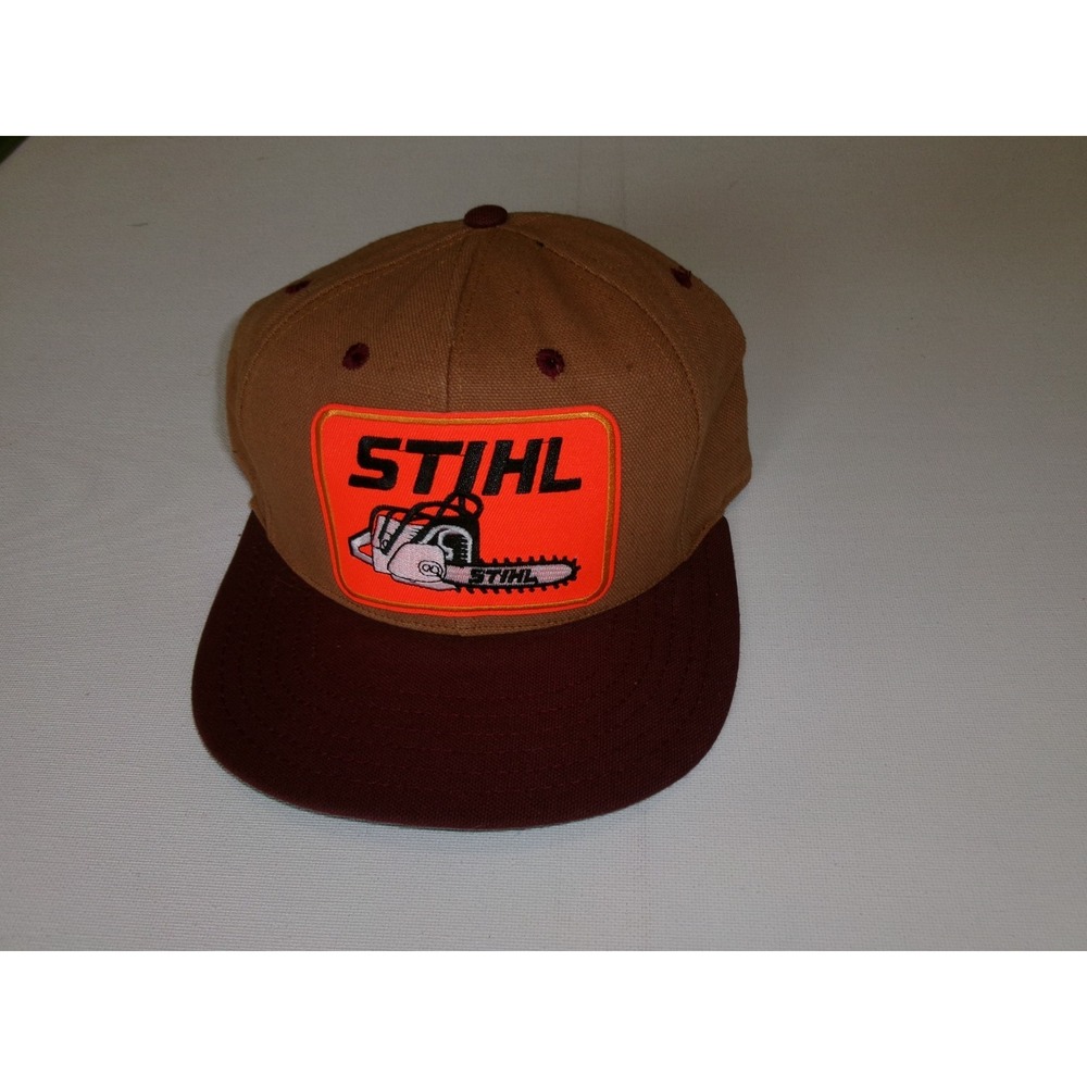 STIHL CHAINSAW USA MADE 90S SNAPBACK HAT CAP VINTAGE M2